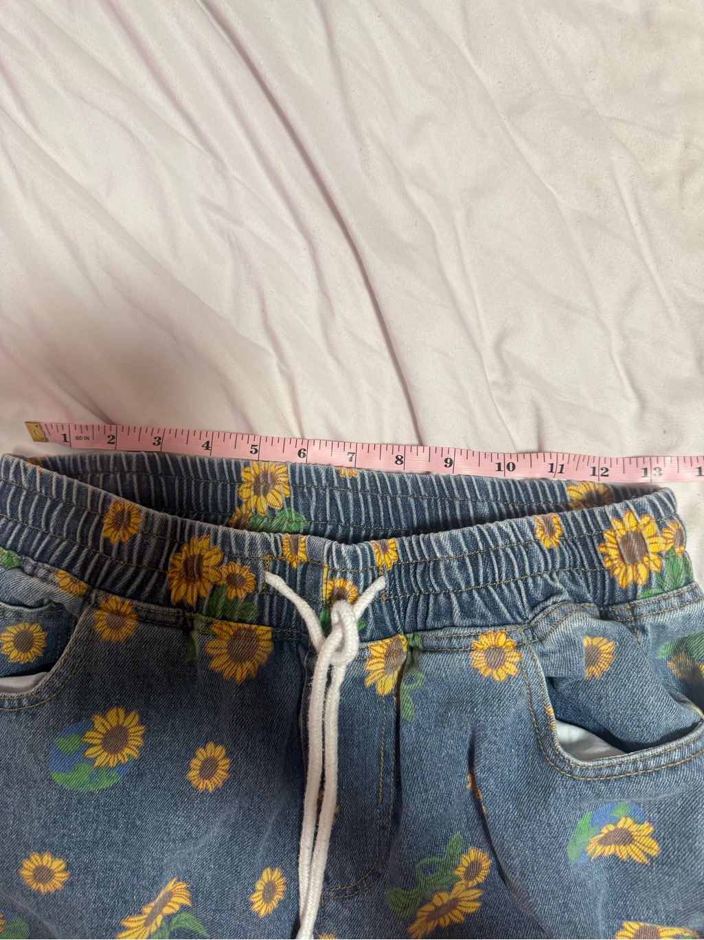 Sunflower Print Wide Leg Jeans — image 6 of 6